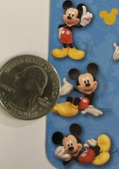 MICKEY MOUSE & FRIENDS Stickers(17pc)Disney•Donald Duck•Goofy•Cartoon•Daisy Duck
