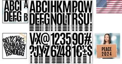 480 Pcs Black Vinyl Stickers Lightweight Self Adhesive for Home and Office Use