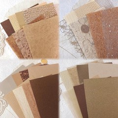 30 Handmade Textured Papers – A5 Crafting & Journaling Essentials