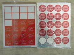 Vtg Current Inc Christmas Sticker Sheet Lot 8.5×11 (21) Full Sheets(14) Partial