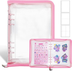 Sticker Storage Organizer Binder A5 Reusable Sticker Book Collecting Holder