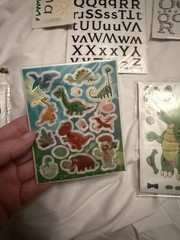 Vintage Sticker Lot Mostly New Huge Mixed Scrapbooking Craft Alphabet Kids NOS