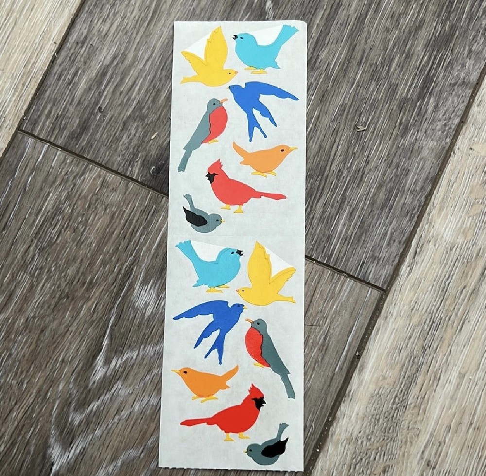 Mrs. Grossman’s Stickers Birds Song Birds