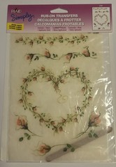 Rub On Transfers Plaid 57268 Acid Free Approx 6” X 8”