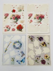 VTG Lot HALLMARK~AG~CURRENT Stickers 42 Full Sheets / 8 Partial 1980-2001