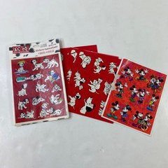 Disney 101 Dalmatians Mickey Mouse Sticker Set Vintage Hallmark Stickers 4 She