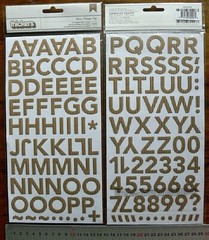 Wonder CHARM Kraft Gold Corrugated&MEADOW ThickerSticker 24mmH&5-28mmW ChoiceL4R
