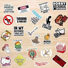 150pcs Funny Stickers for Adults Prank Meme Hilarious Sticker Pack for Laptop Ha