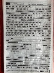 3 Letraset INSTANT LETTERING Transfer Letters 24 pt Palatino Semi-Bold 1