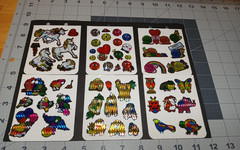 Vintage 1980s Prism Sparkle Unicorn Stickers BJ & More 100+ Lot of 12 Sheets NEW