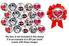 Bottle Cap Images (25mm) 1″ ~ Precut Classic Lucy inspired