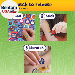 1260 Variety Scratch and Sniff Stickers – 15 Unique Scents – Fun and Motivationa
