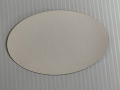 Vintage 2001 – «Gorgeous» – Shinny Holographic Oval Sticker (Measures 4 1/4 in)