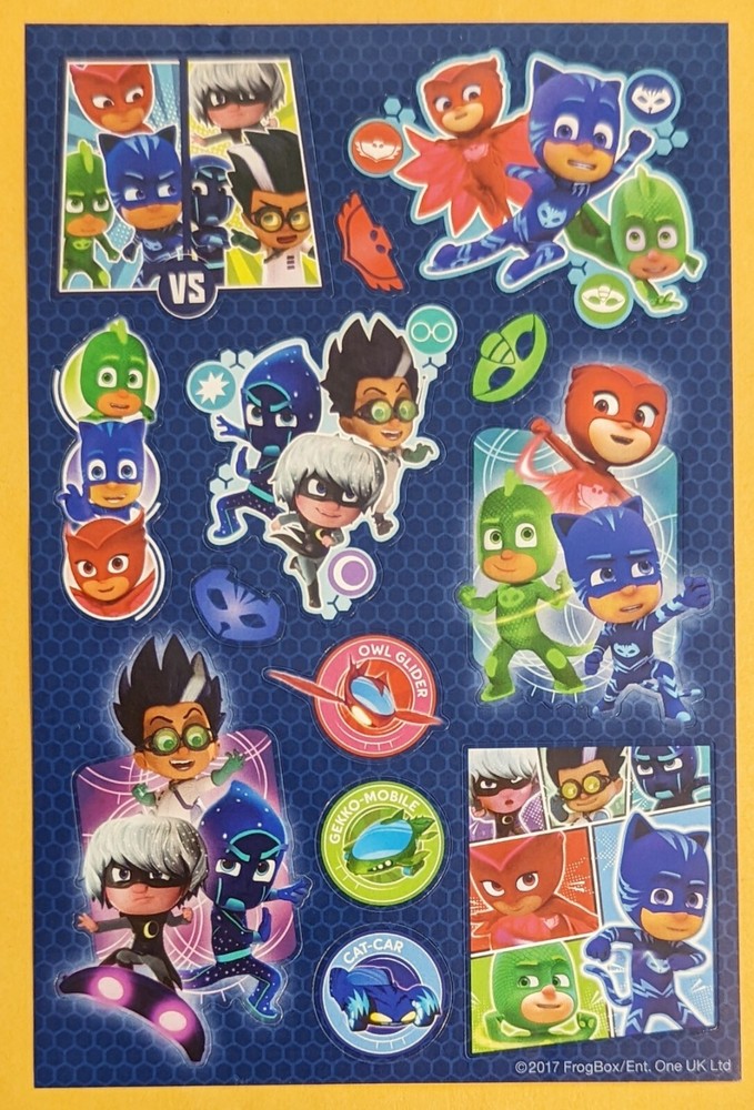 PJ masks Sticker Sheet