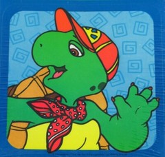Vintage Franklin Turtle Stickers Variety Pack 4 Sheets My Very Own Sticker New