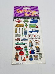 Vintage Gibson Stickety Doo Da Removeable Stickers Lot 6 New 1997