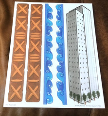ALL MY MEMORIES ALL IN ONE TOPPERS EMBELLISHMENTS TRAVEL LANDMARKS 8 x 12″ *