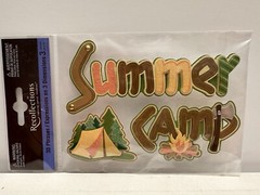 Recollections Summer Camp Camping Dimensional Sticker Scrapbooking Crafts
