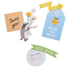 Pebbles Kid at Heart EPHEMER, Phrase W/Foil Accents 40 Stickers