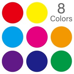 4000 PCS 3/4″ Color Dot Stickers, 8 Colors, Coding Labels for Office & Classroom