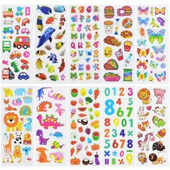 500+ 3D Puffy Stickers for Toddlers Kids Reward Crafts Scrapbooking Boys Girls