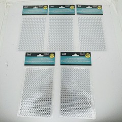 JOT Do It Yourself Projects Gemstone Stickers Clear Bling 315 ct/pkg Lot of 5