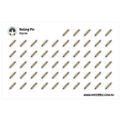 Rolling Pin Planner Stickers – Bakery Cooking Tools