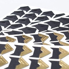 10 Sheets Border Stickers for Scrapbooking Photo Corners Album Fixed