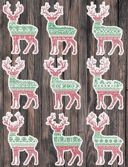Christmas Sweater Reindeer Cut Vinyl Stickers Scrapbooking Laptop Waterbottle