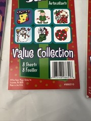 Lot Of 3 Sticker Books 168 PMG Halloween Unused 326 PMG Christmas Holiday NEW