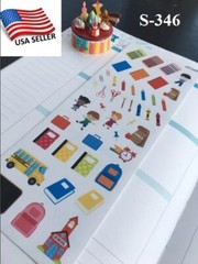 Erin Condren Planner Sticker – Back to School, Test, Exam, No School, Homework