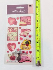 STICKO VALENTINE STICKERS / RETRO VALENTINES