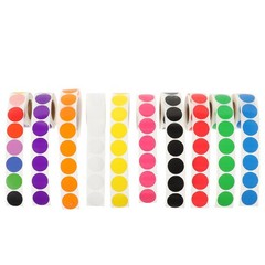 Color Coding Stickers Small Round Adhesive Dots for Home Storage and Decoration