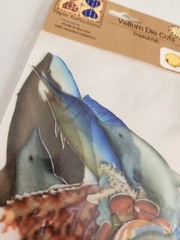 Paper Reflections 31 Vellum Die Cuts “Tropical Fish” Ocean Beach Retired New #23