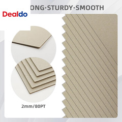25 Sheets 12.5X10″ Book Board 2 Mm 80 PT for Book Binding Thick Grey Board for B