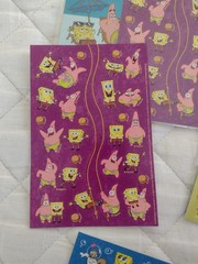 Vtg Y2k Lot of 9 SpongeBob Square Pants Sticker Sheets Patrick Star New