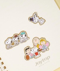 (Set Of 2) Peanuts Snoopy Foil Stickers