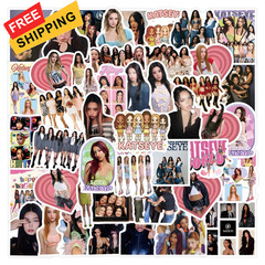 60pcs Katseye Girls Stickers, KpopIdol Waterproof Vinyl 2″ – 3″, Katseyeidol