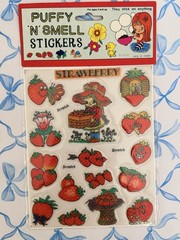 SEALED Mega Set Of 12 Vintage Puffy-n-Smell Stickers 1980 Packs! RARE Collection