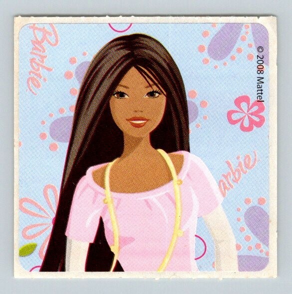 Smile Makers Sticker BARBIE DOLL 2.5″ X 2.5″ Sticker Scrapbooking SD38