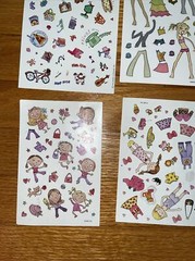 Vintage Hallmark AGC Girls Stickers Dress Up Summer Fun