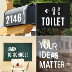 400 Pcs 5″ Large Letter & Number Stickers for Mailbox, Signs, Windows, Cars