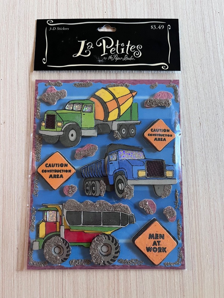 La Petites by The Paper Studio 3-D Construction Stickers 2006