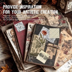 slapaflife 450 PCS Vintage Scrapbook Supplies Junk Journal Supplies, Scrapbook S