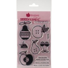 #9 Woodware Craft Clear Stamp TUTTI FRUTTI Scrapbooking, Stamping