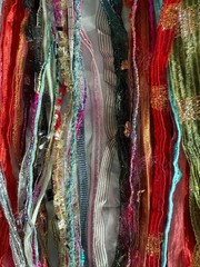 50 Yards Multi Fiber Embellishments Assort Novelty Yarn Weaving Fiber Art NEW