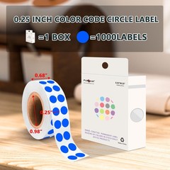 1/4 Inch Circle Sticker Labels,1000 Stickers Round Color Coding Circle Dots S…