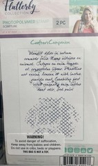 New FLUTTERBY rubber stamp SET SCRIPTURE SARA DAVIES RELIGIOUS free USA ship