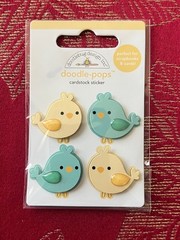 YOU CHOOSE – MY HONEY GARDEN & TREATS DOODLE-POPS 3D STICKERS – FREE SHIPPING