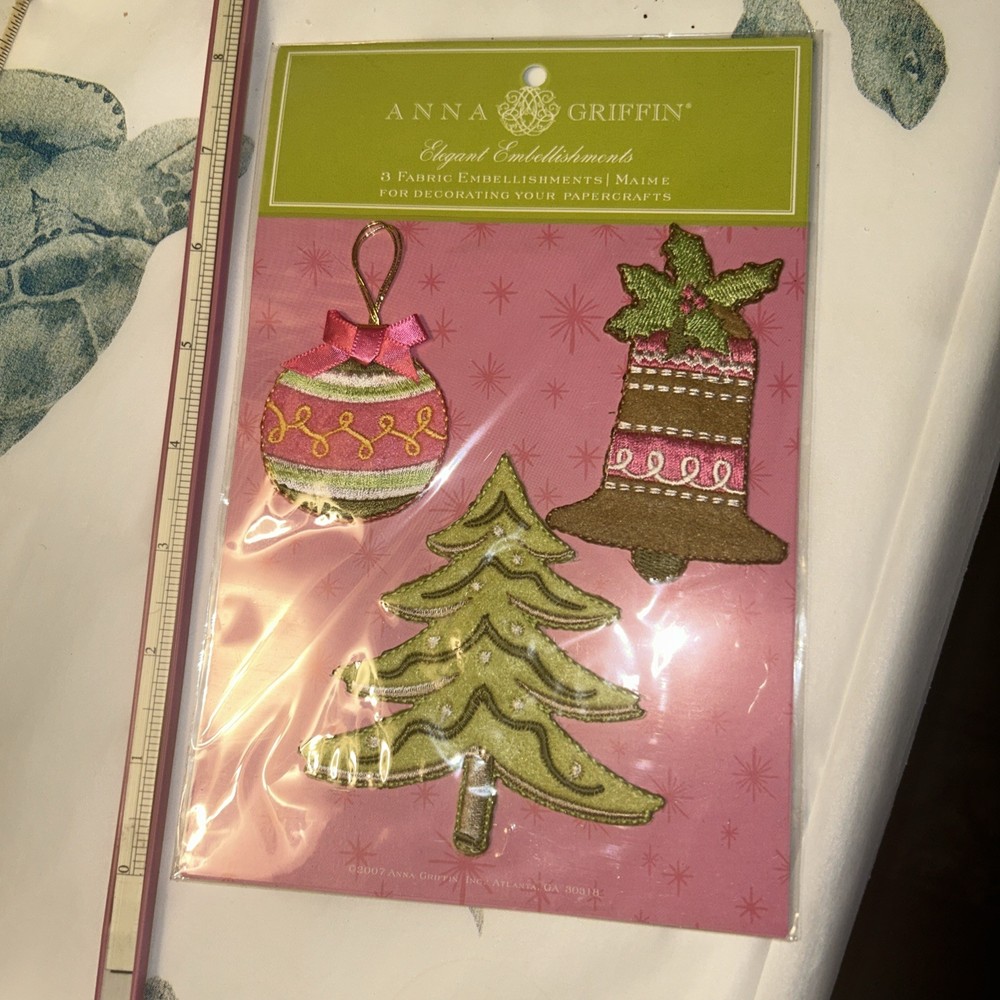 Anna Griffin Elegant Embellishments 3 Fabric
